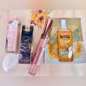 🌸 2/$25 Makeup Beauty Lot Revolution Lipstick Physicians Formula Glow Body Oil